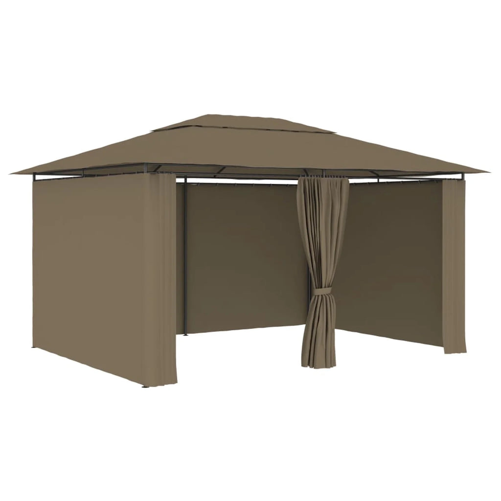 Taupe Garden Marquee with Curtains N31229