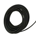 Black Opaque Latex Rubber Tubing, 1 inch Inner Diameter, 15 ft F881