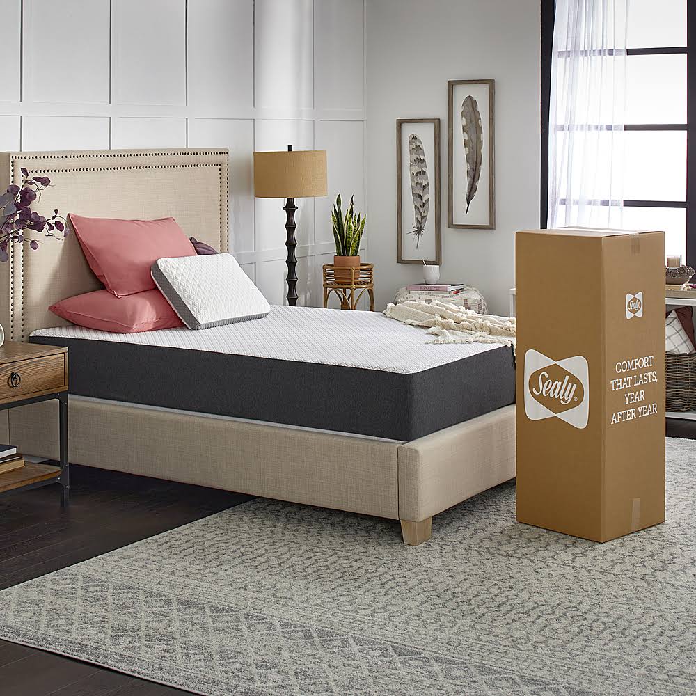 King Memory Foam Mattress-in-a-Box with Cool Clean Cover X749221