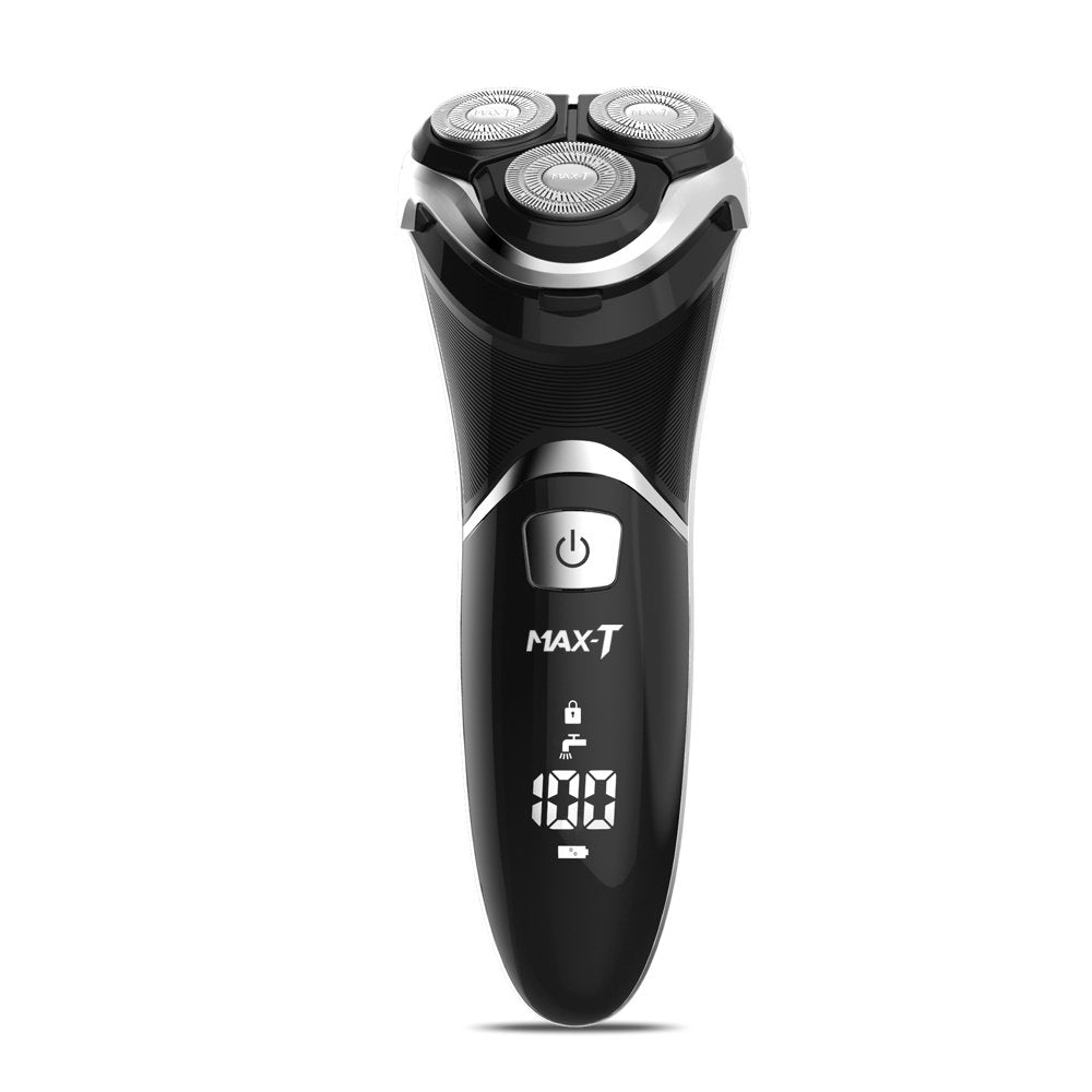Electric Shaver Razor with Pop Up Trimmer and LED Display, IPX7 Waterproof B167