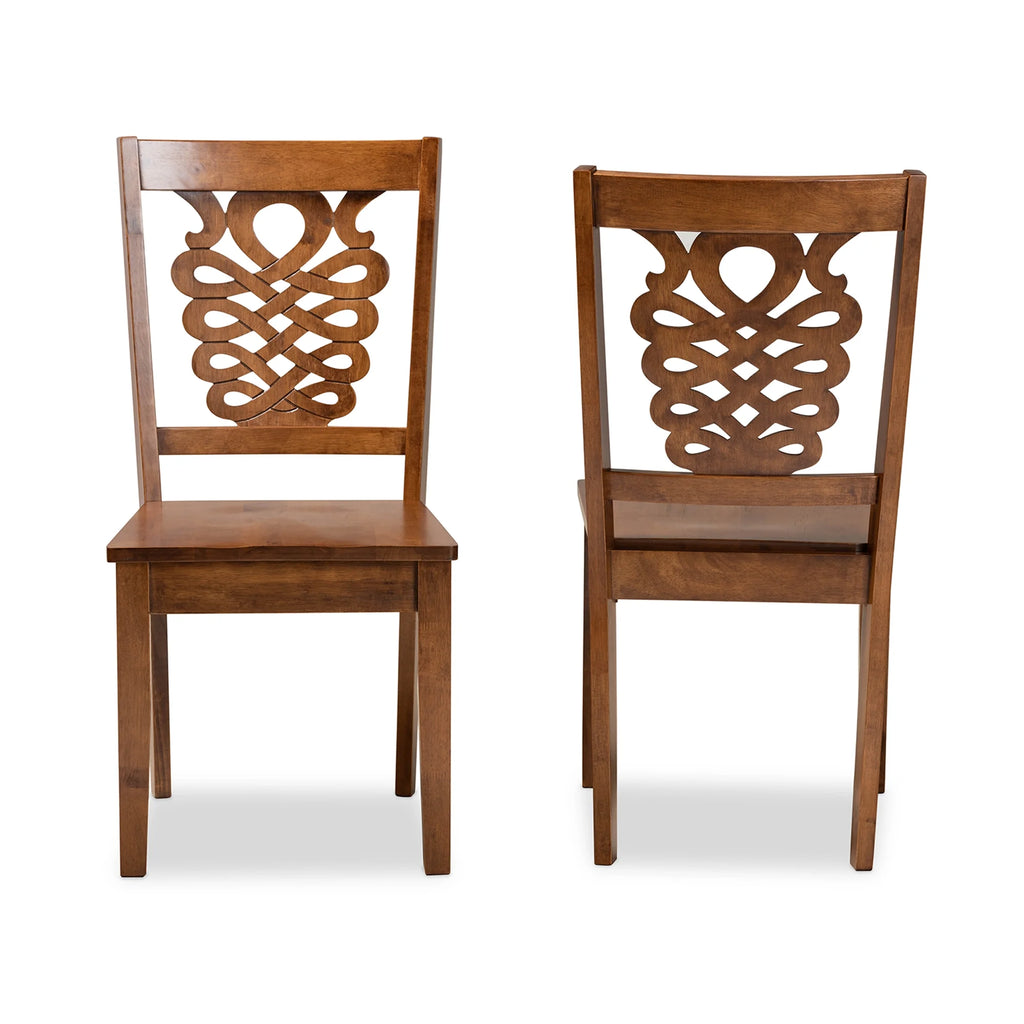 Walnut Brown Dining Chair, Set of 2 L187