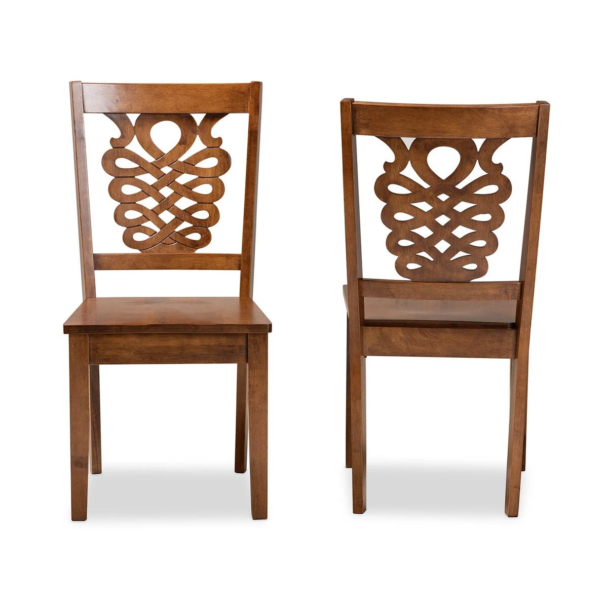 Walnut Brown Dining Chair, Set of 2 L187