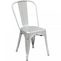 Matte Silver Side Chair L27918