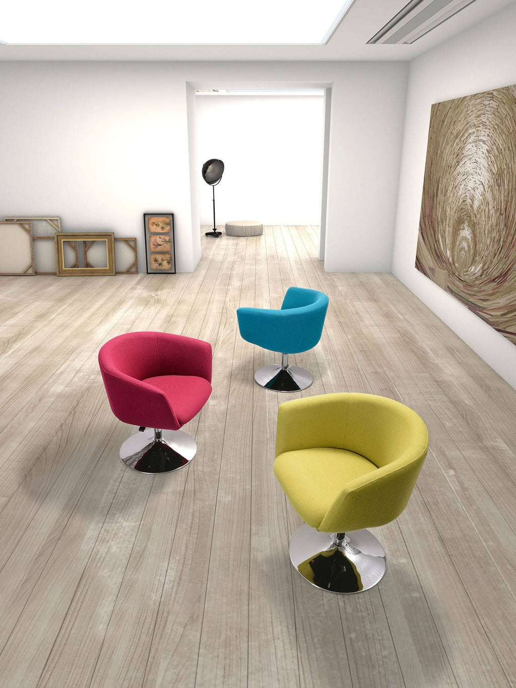 Carnelian Red Arm Chair B5916