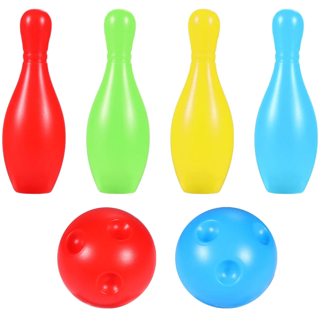 Bowling Game Toys Plastic Skittle Game J4209