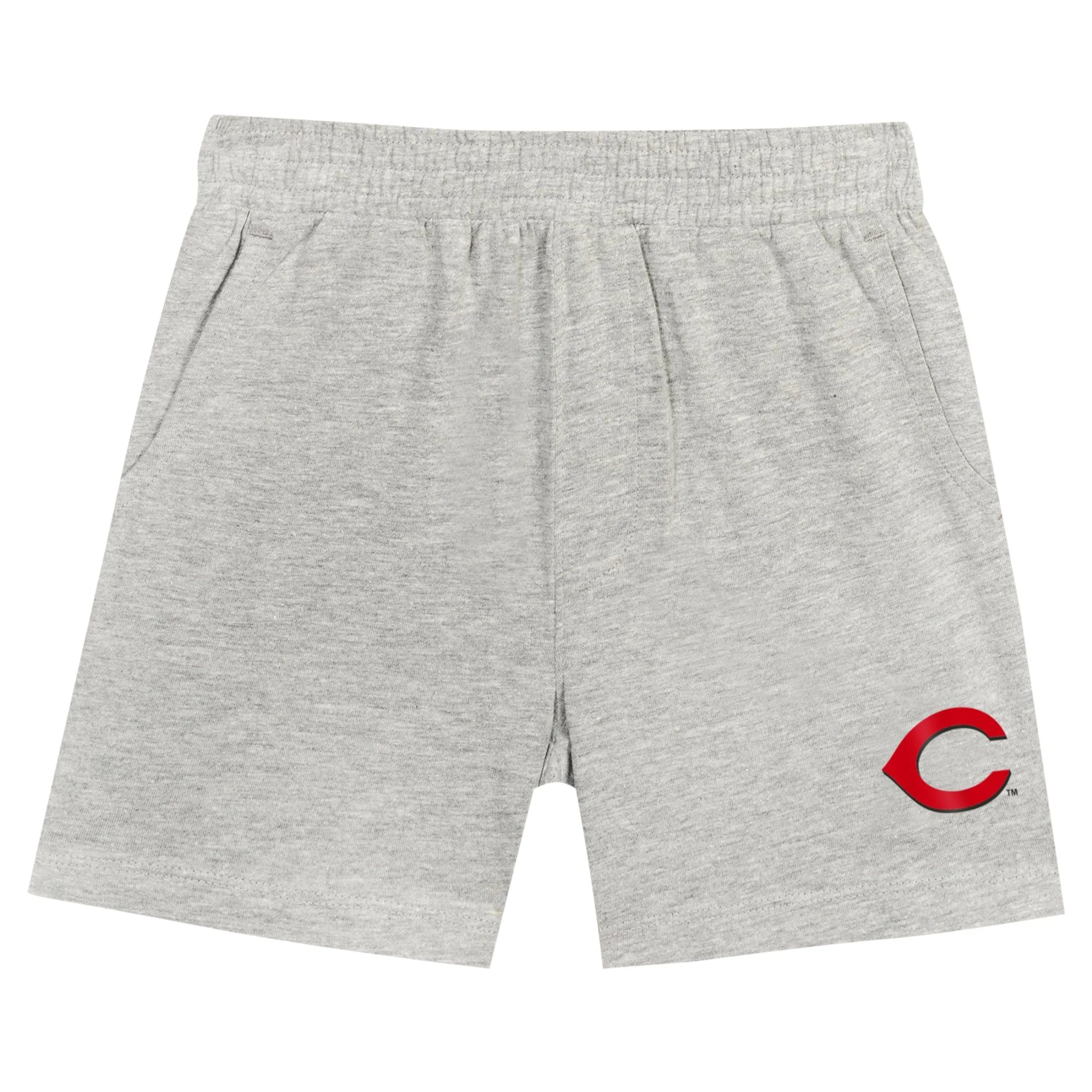 Red/Gray T-Shirt & Shorts Set D619