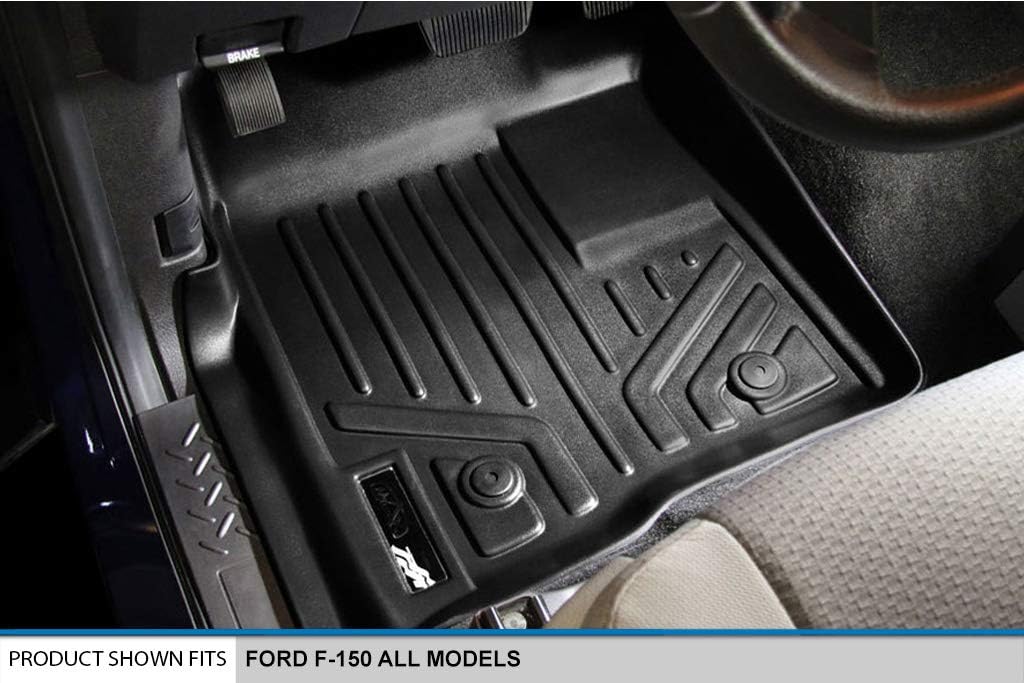 2 Row Black Floor Mats Set G1755