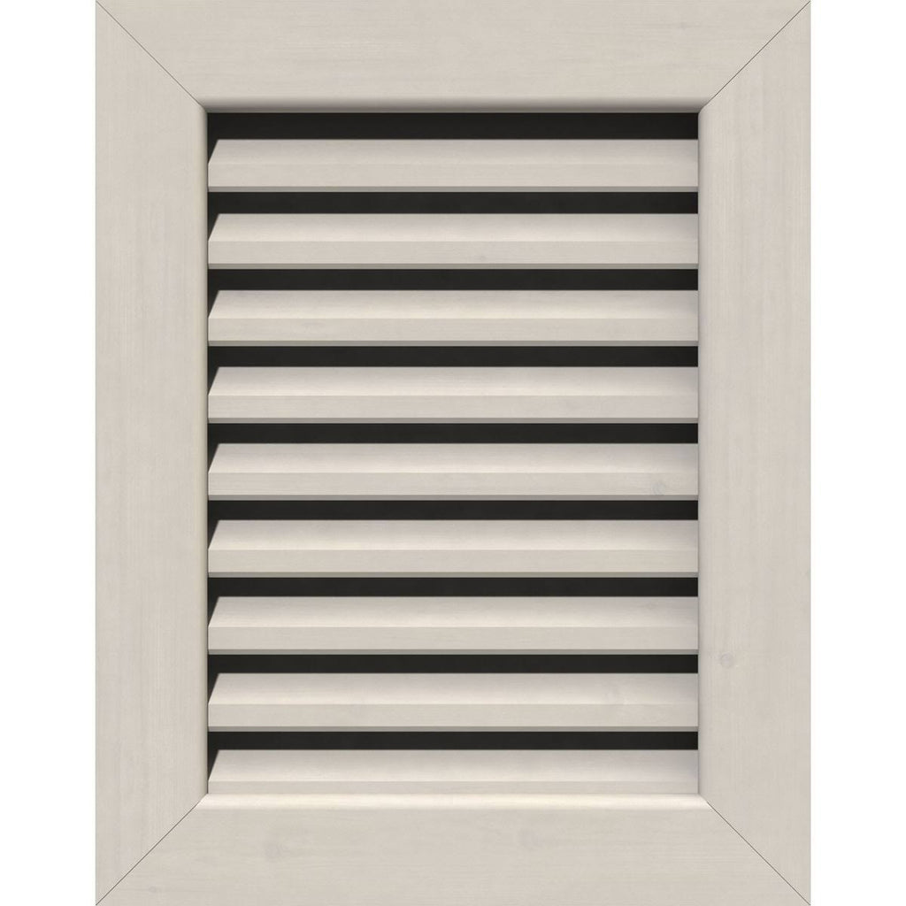 36 inch x 18 inch Primed Western Red Cedar Gable Vent H10778