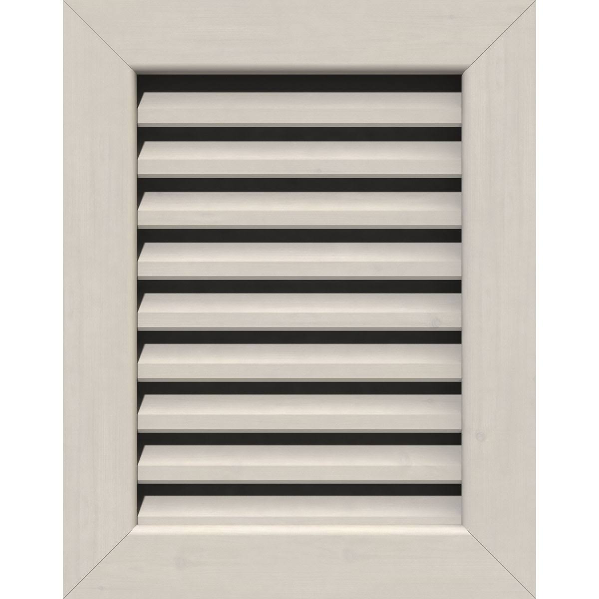 36 inch x 18 inch Primed Western Red Cedar Gable Vent H10778
