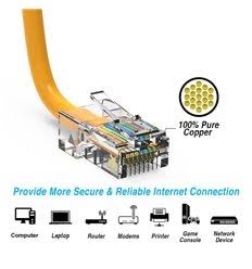 300ft Cat5e Ethernet Cable Yellow X459188