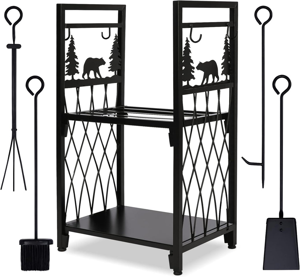 Heavy Duty Steel Firewood Rack A69080