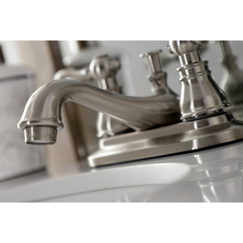 Matte Black 4x22 Centerset Bathroom Faucet C2793