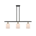 3 Light Island Light in Black Antique Brass M340205