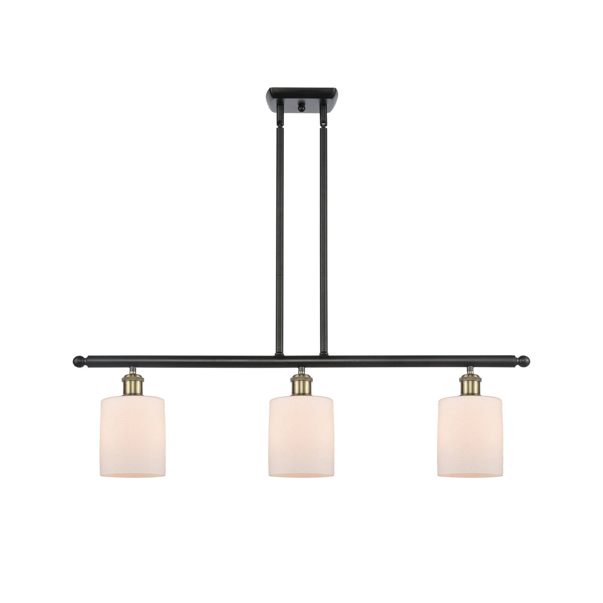 3 Light Island Light in Black Antique Brass M340205