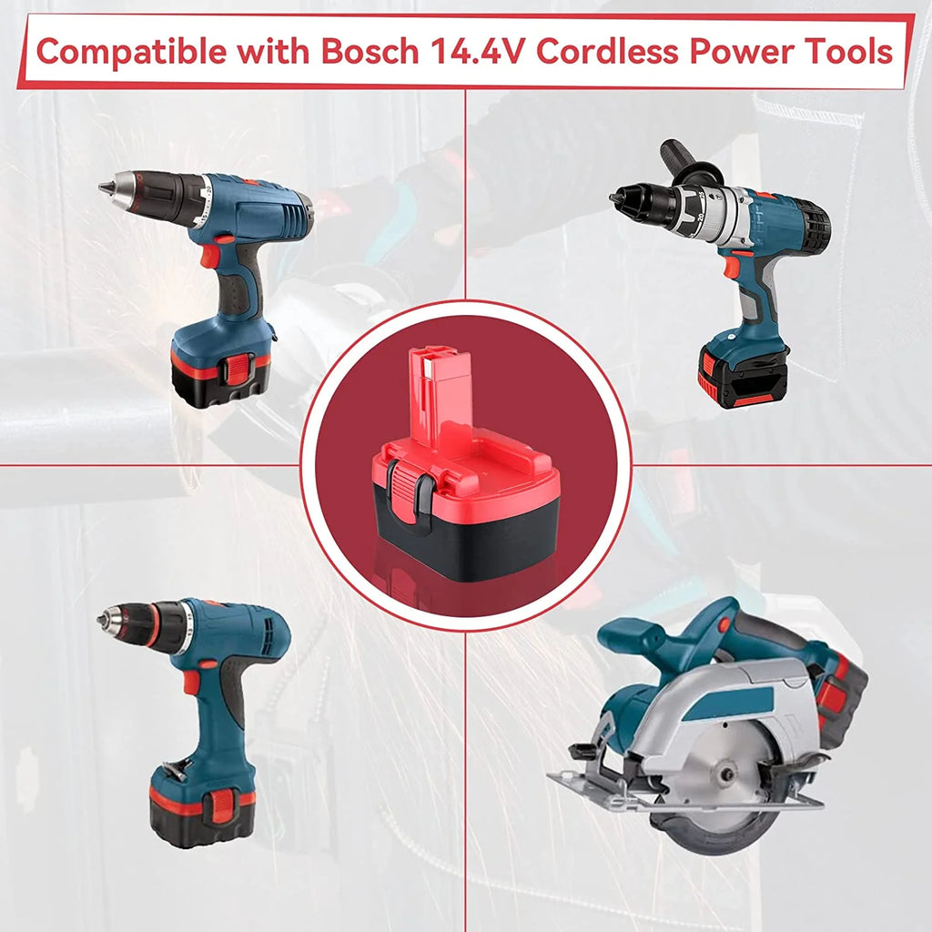 2Pack 4.6Ah 14.4V Replacement NI-MH Battery for Cordless Power Tools Y1840
