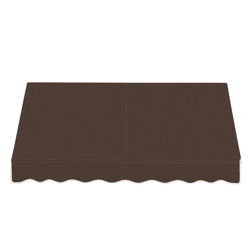 Brown Acrylic Fixed Awning N33057