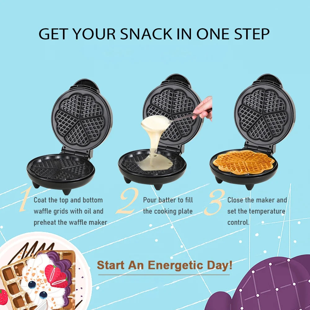 Heart-Shaped Waffle Maker H94367