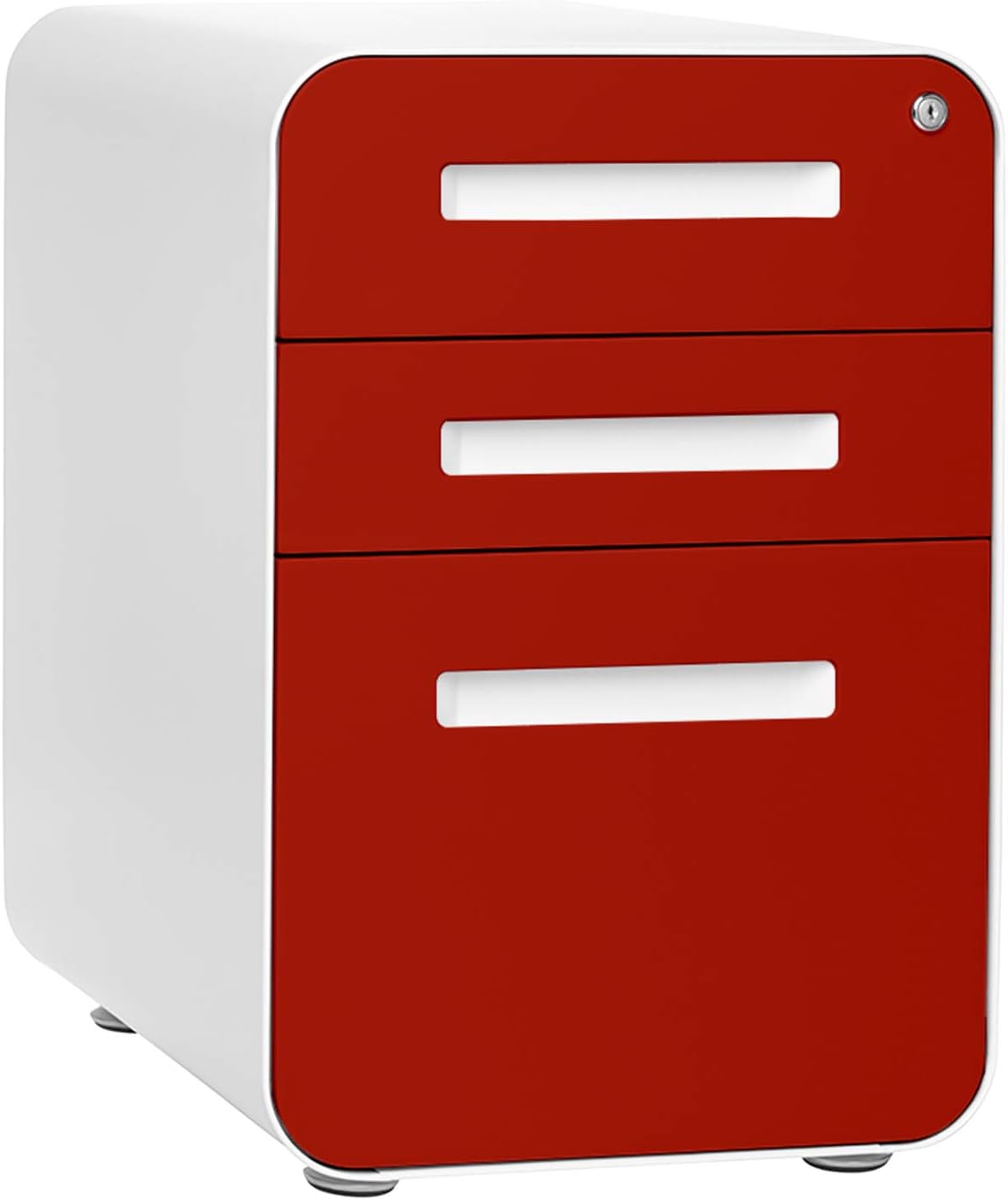 3-Drawer Mobile File Cabinet, Dark Grey V152
