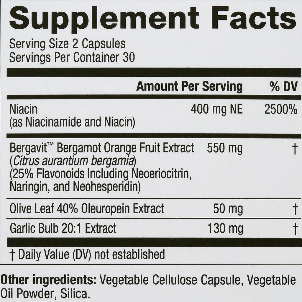 120 Capsules Cholesterol Support Supplement J26028