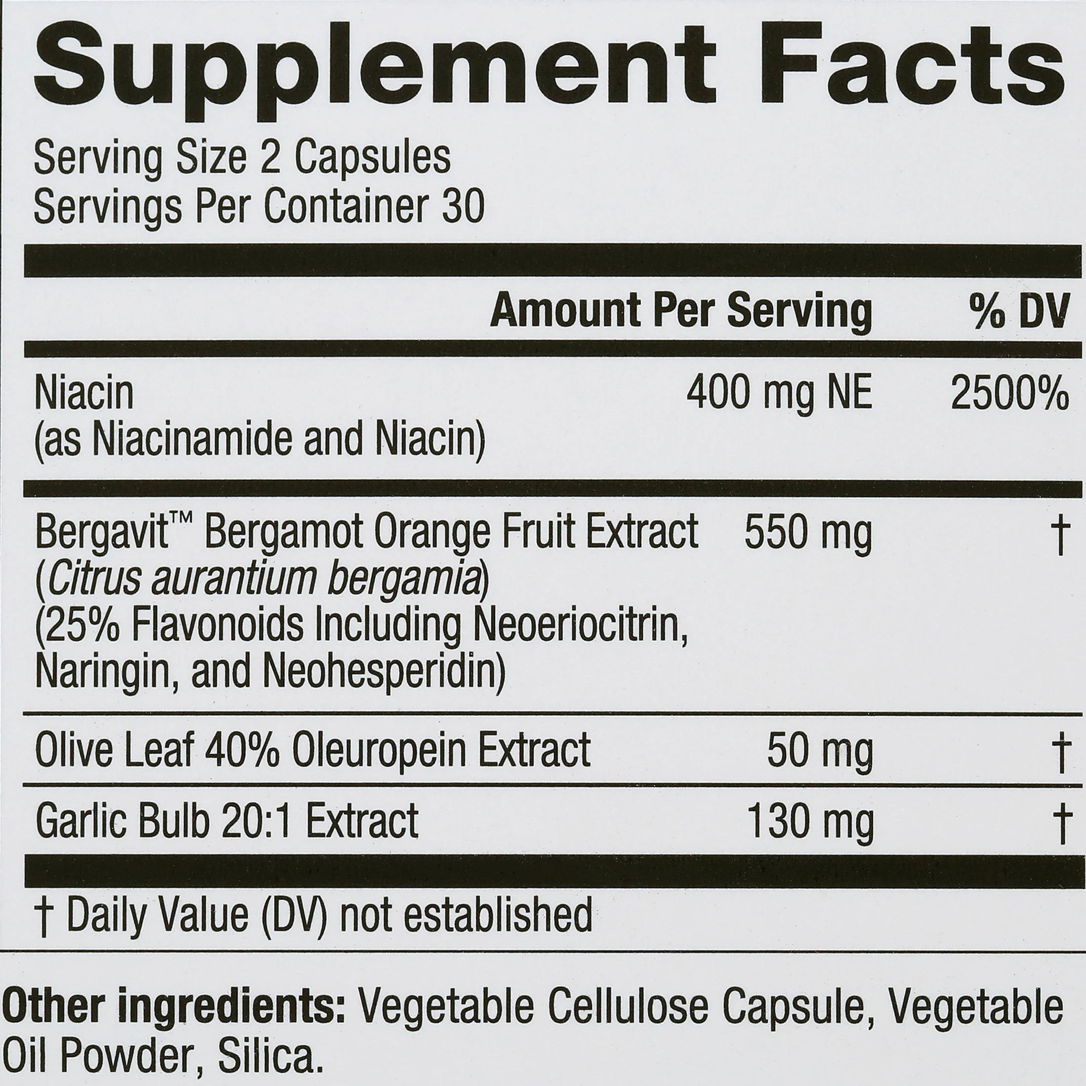 120 Capsules Cholesterol Support Supplement J26028