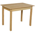 Rectangle Hardwood Table with Legs X73085