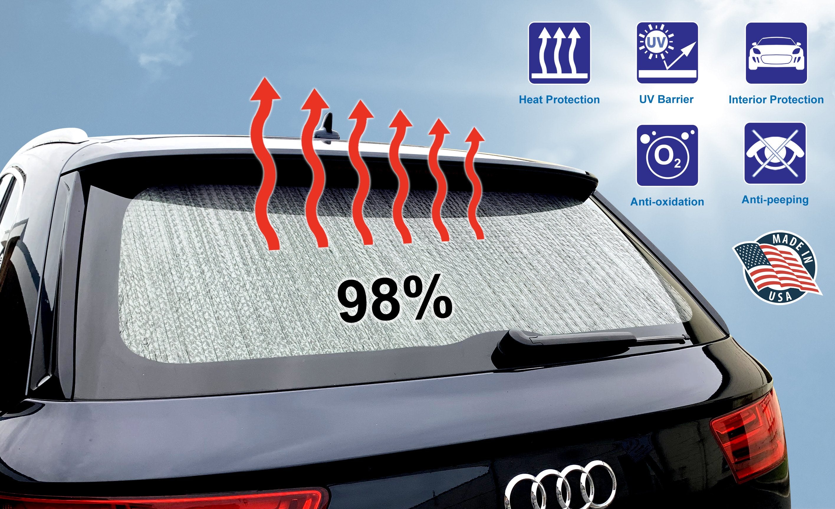 Tailgate Sunshade for Ford Explorer SUV F5936