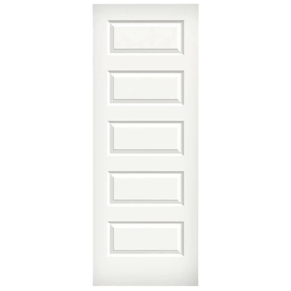 White Painted Molded Composite MDF Interior Door Slab A419