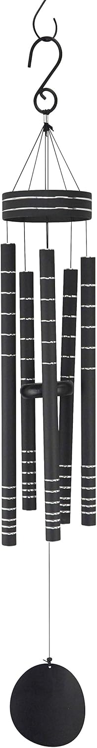 Silver & Grey Aluminum Wind Chime K14997