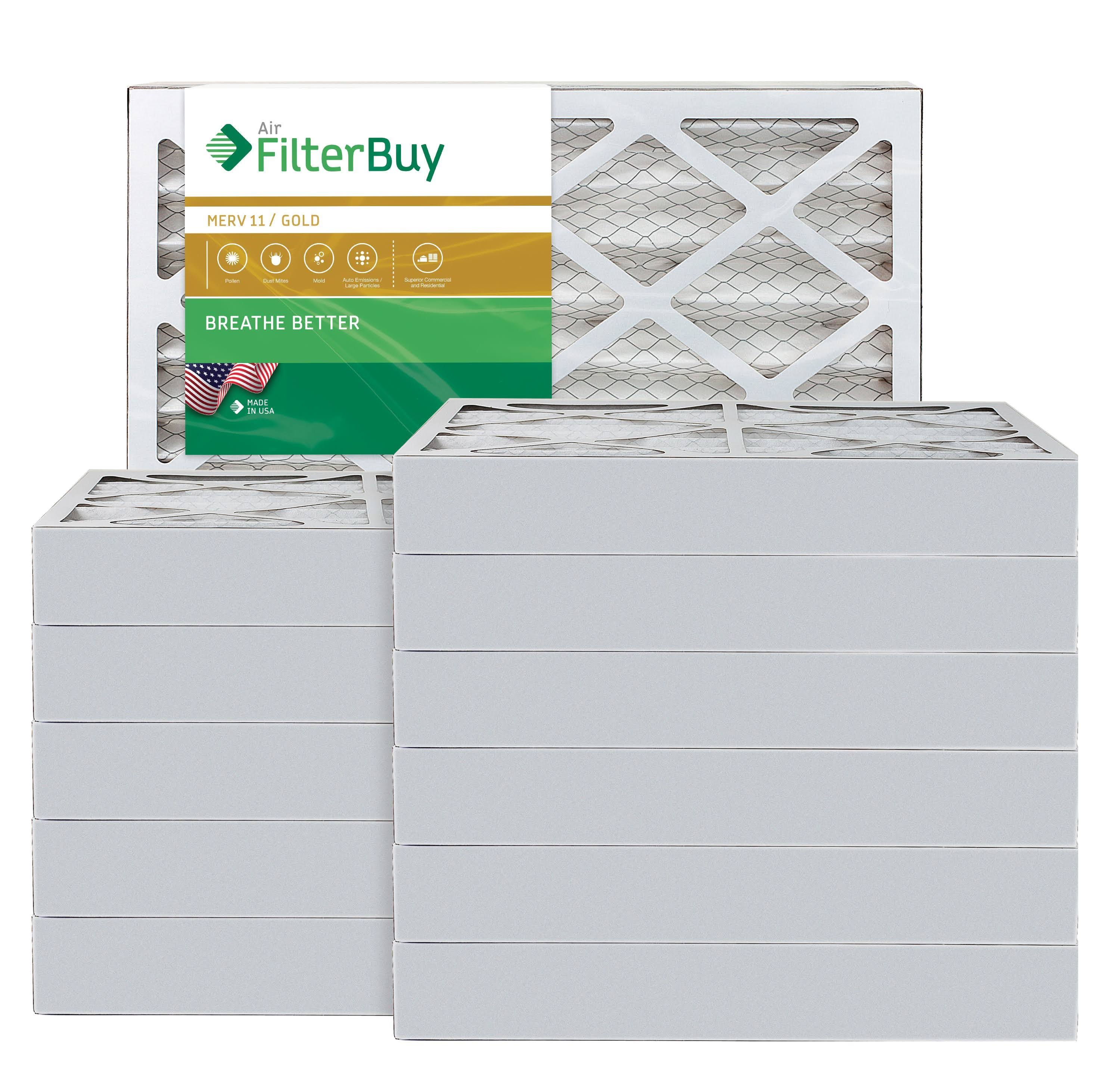 18x24x4 MERV 11 Pleated AC Furnace Air Filter, Pack of 12 B148