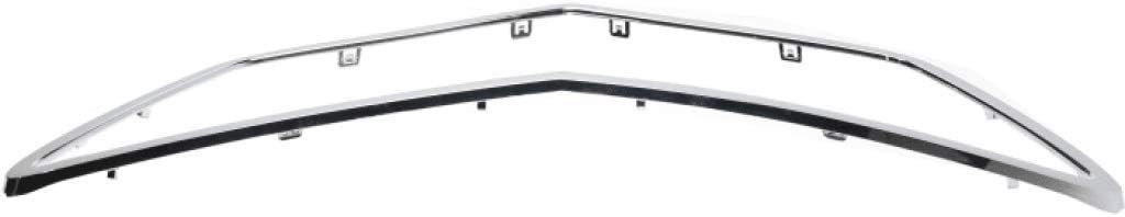Chrome Plastic Grille Assembly with Clips T43916