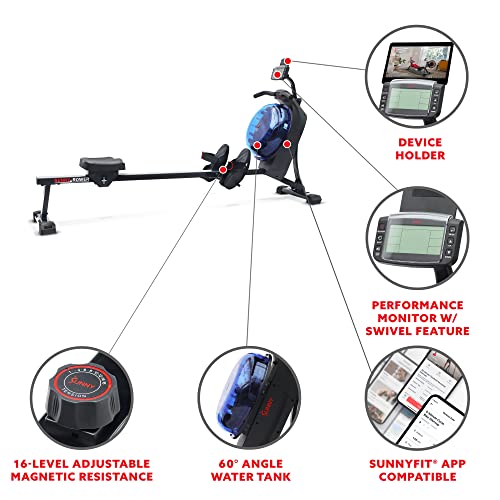 Water Rowing Machine with High Dynamic Resistance Vertical Tank C723