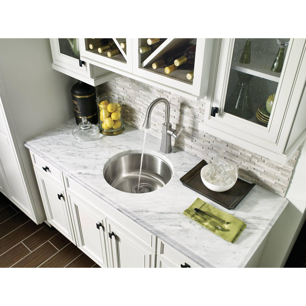 Spot Resist Stainless One-Handle Pulldown Bar Faucet O511726