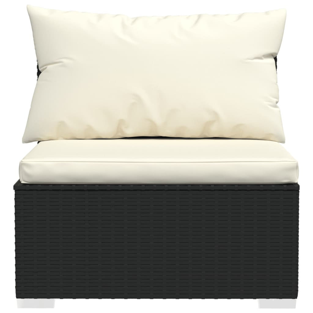 2 Piece Poly Rattan Patio Set with Cushions S1357