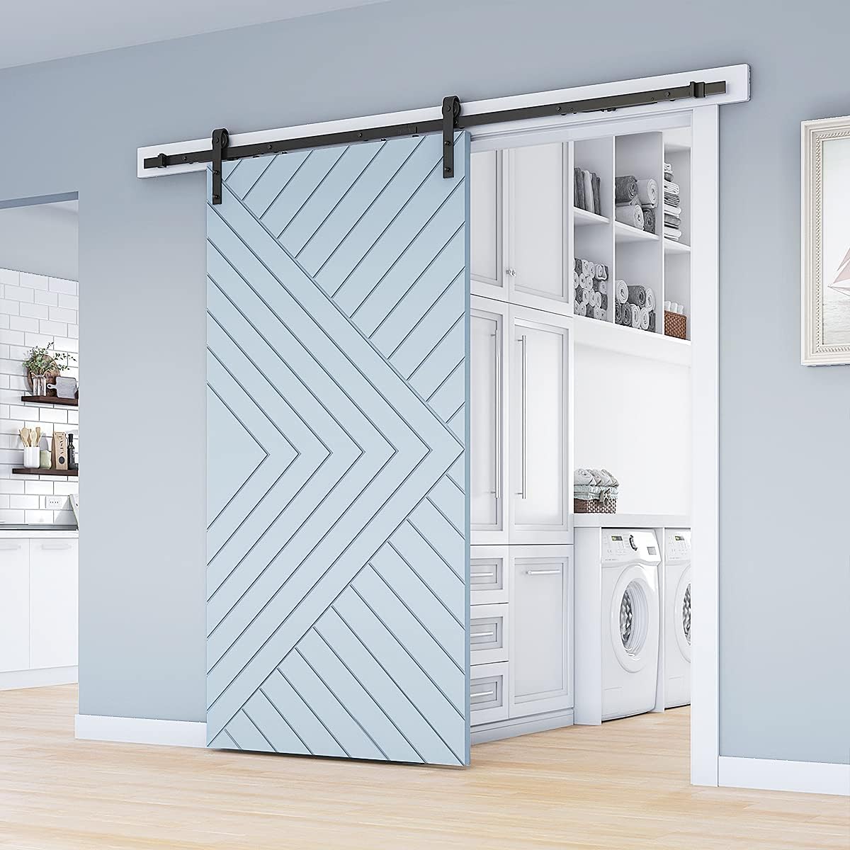 9FT Barn Door Soft Close Hardware Kit N17169