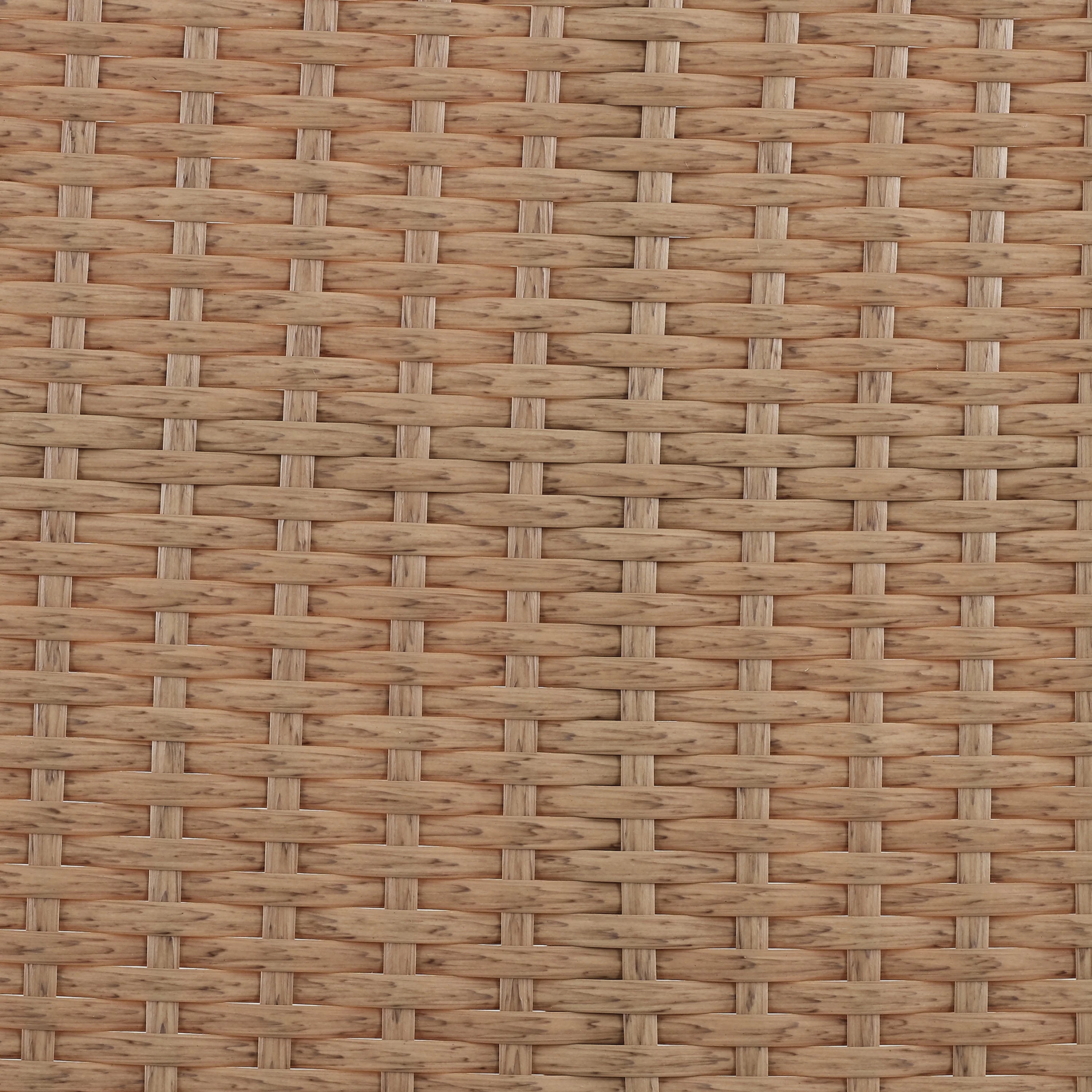 Natural Wicker Outdoor Conversation Set Q653
