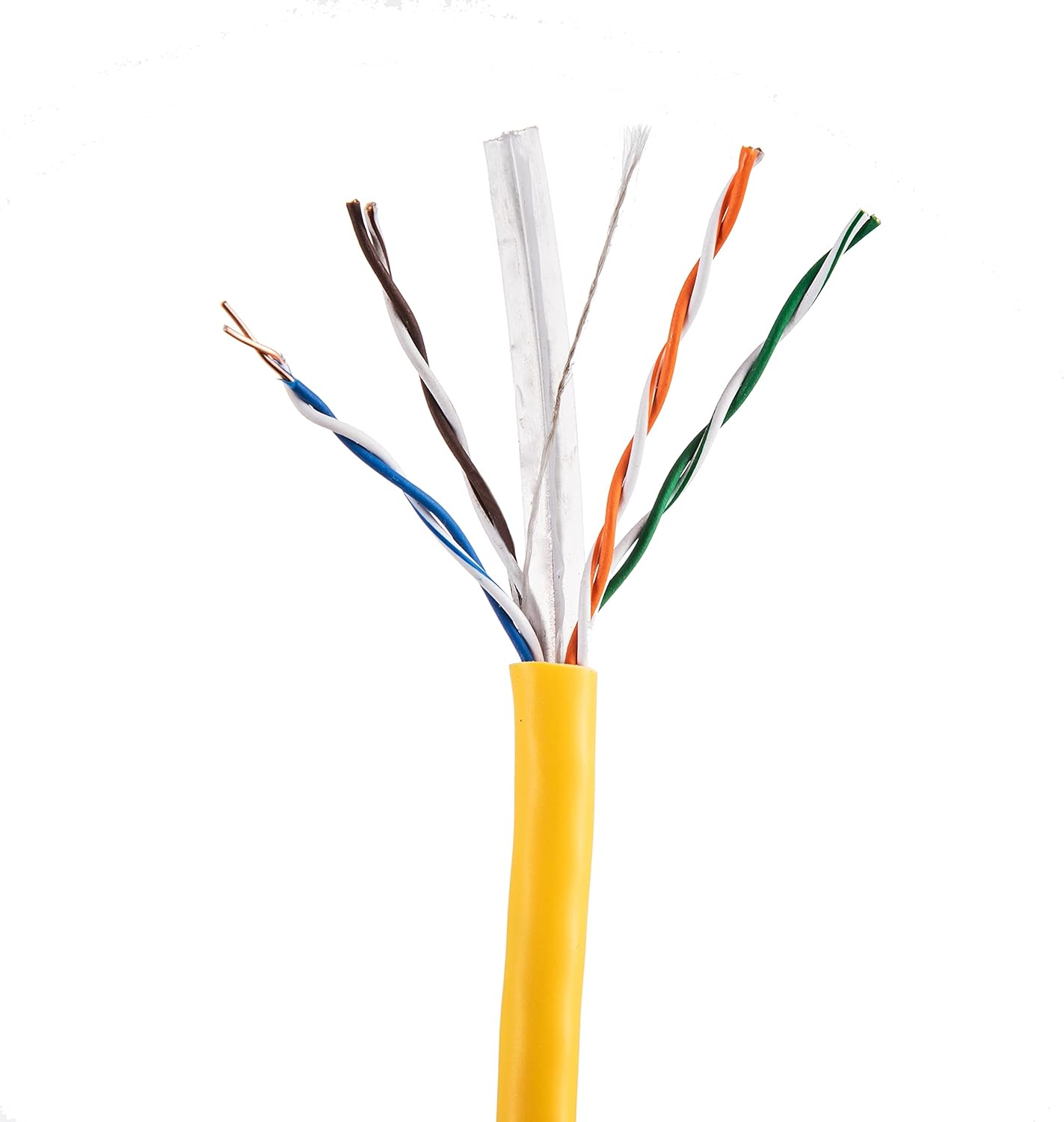 1000ft CAT6 Solid Ethernet LAN UTP 23AWG Network Cable (Orange) H69535