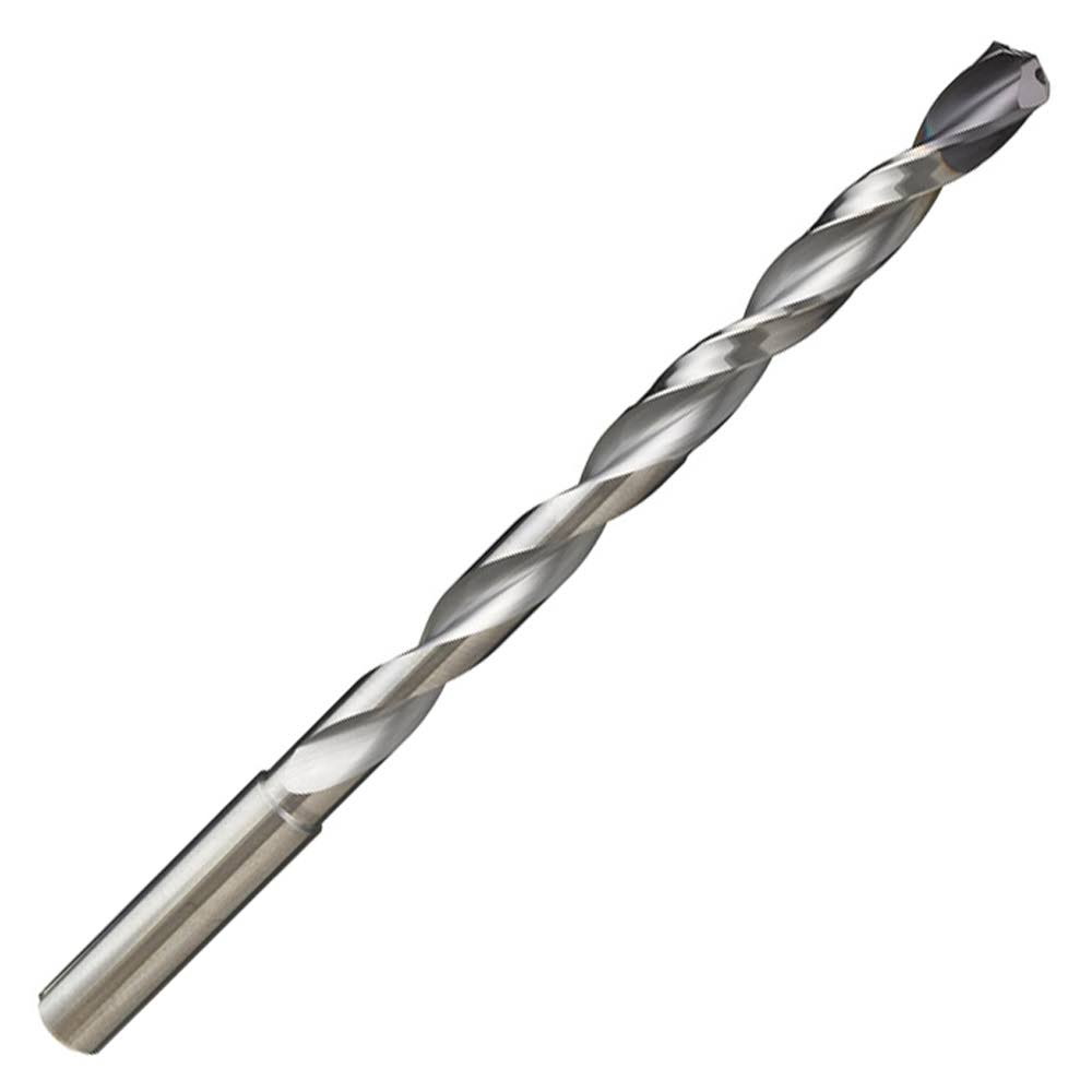 Carbide Coolant Fed Drill, Reinforced Straight Shank, 120mm LOC K78348