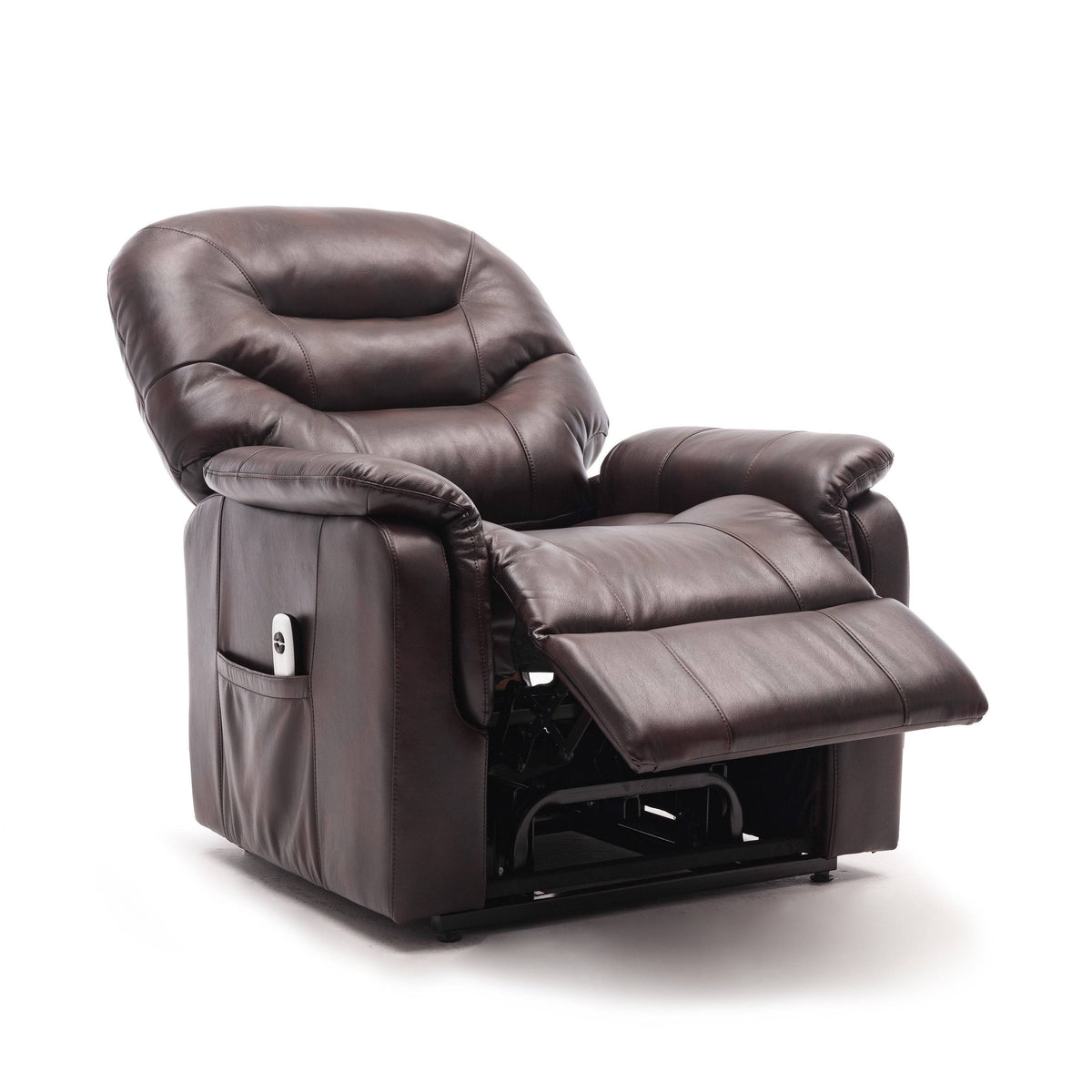 Midnight Blue Faux Leather Recliner Lift Chair E922709