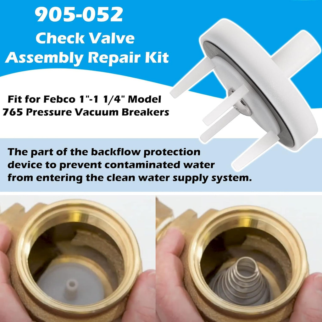 Bonnet and Poppet Repair Kit & Check Valve Assembly Repair Kit & Canopy for 765 Backflow Preventer and Vacuum Breaker V447