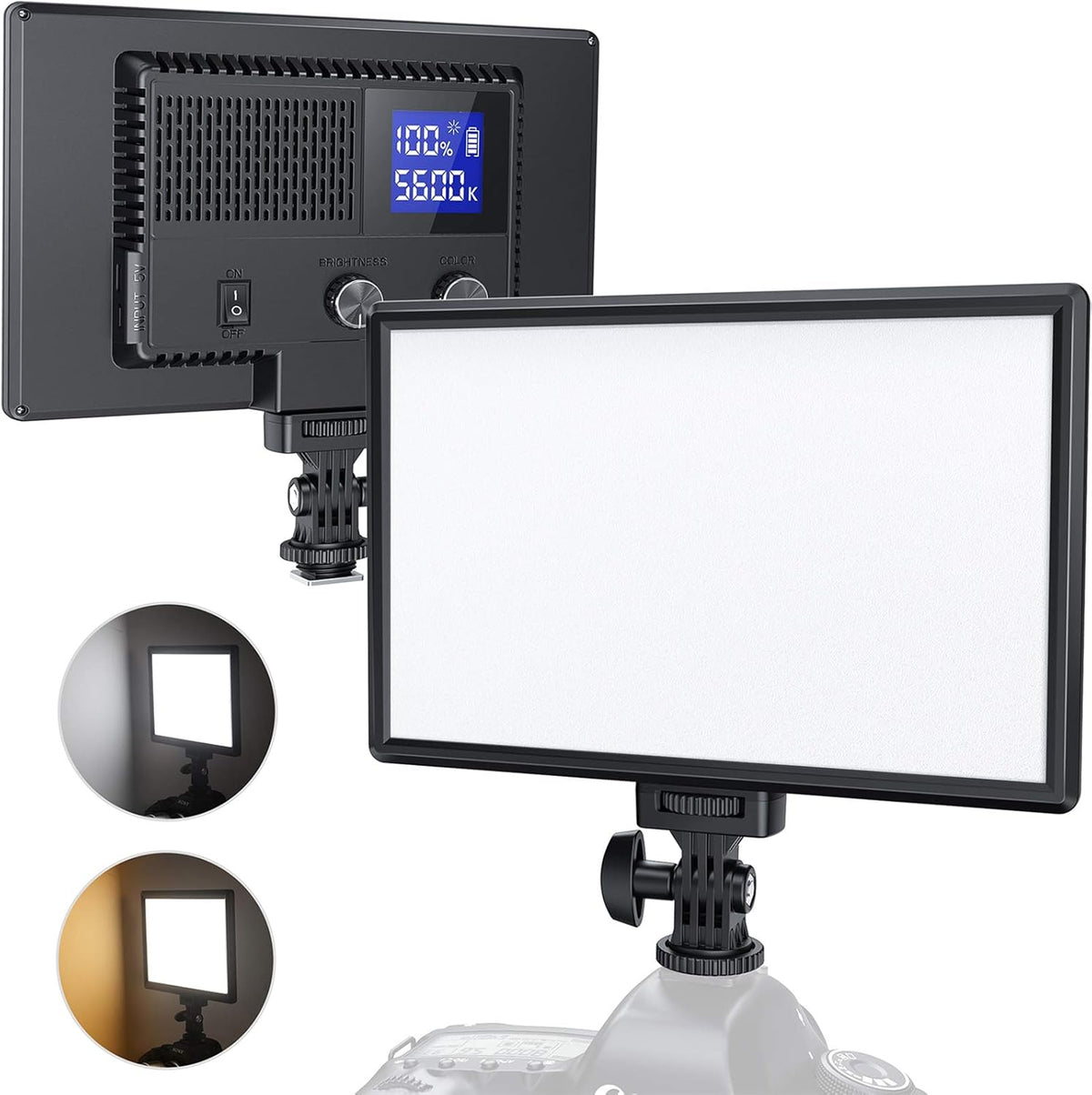 LED Video Light with LCD Display L154159
