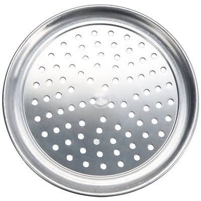 15" Perforated Heavy Weight Aluminum Pizza Pan K84154