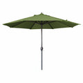 9 ft. Aluminum Auto Tilt Olefin Patio Umbrella V499