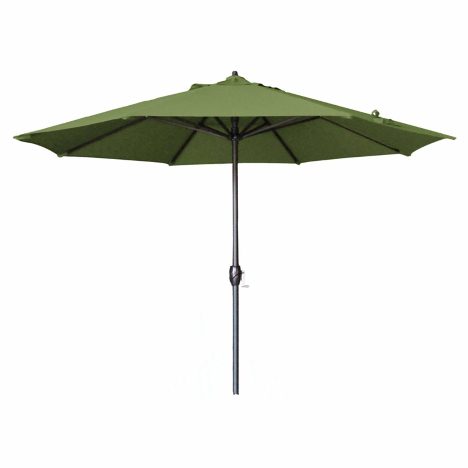 9 ft. Aluminum Auto Tilt Olefin Patio Umbrella V499