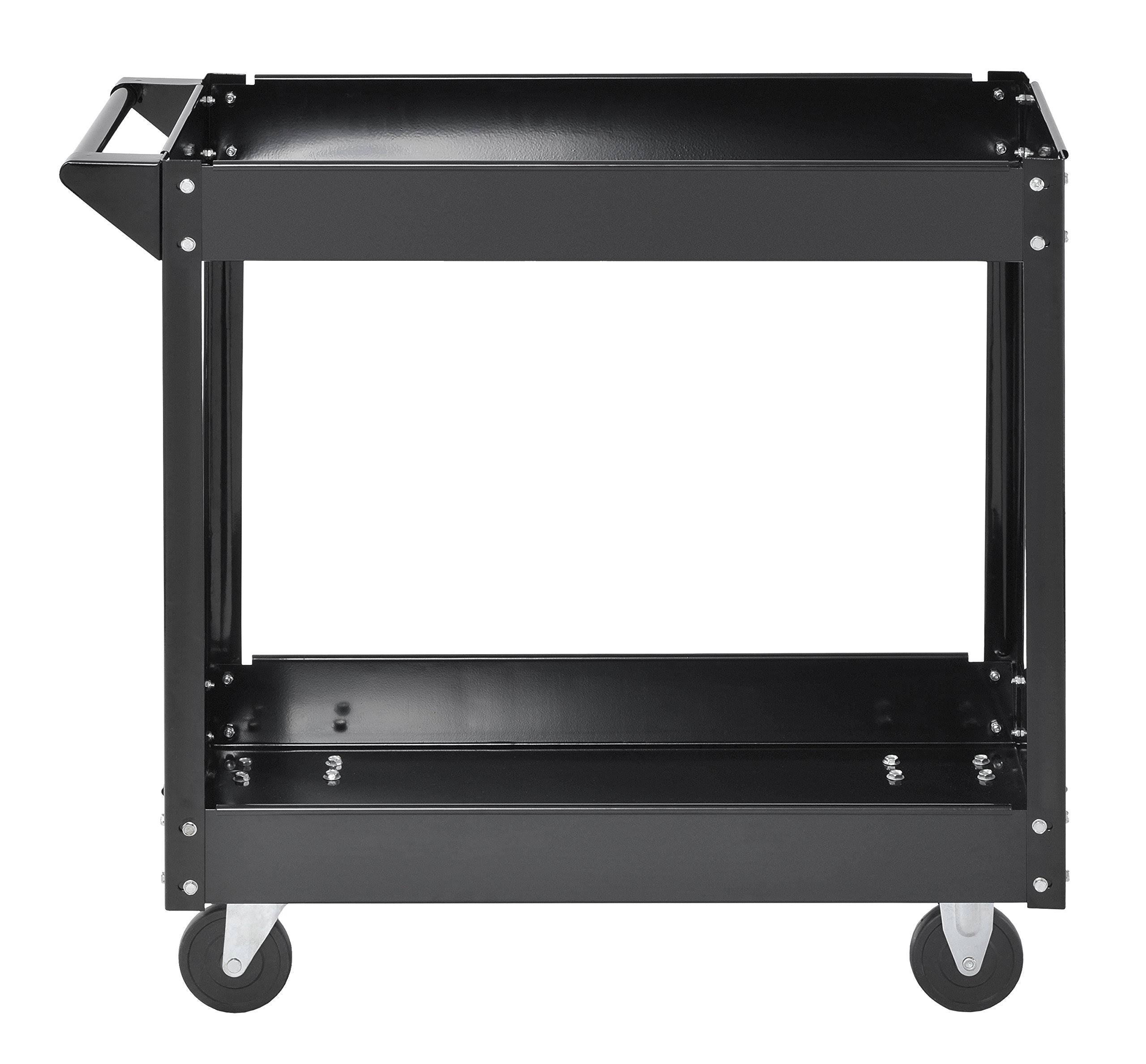 Black Industrial Service Cart Y454724