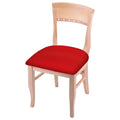18x22 Chair with Natural Finish and Canter Red Seat Q564288