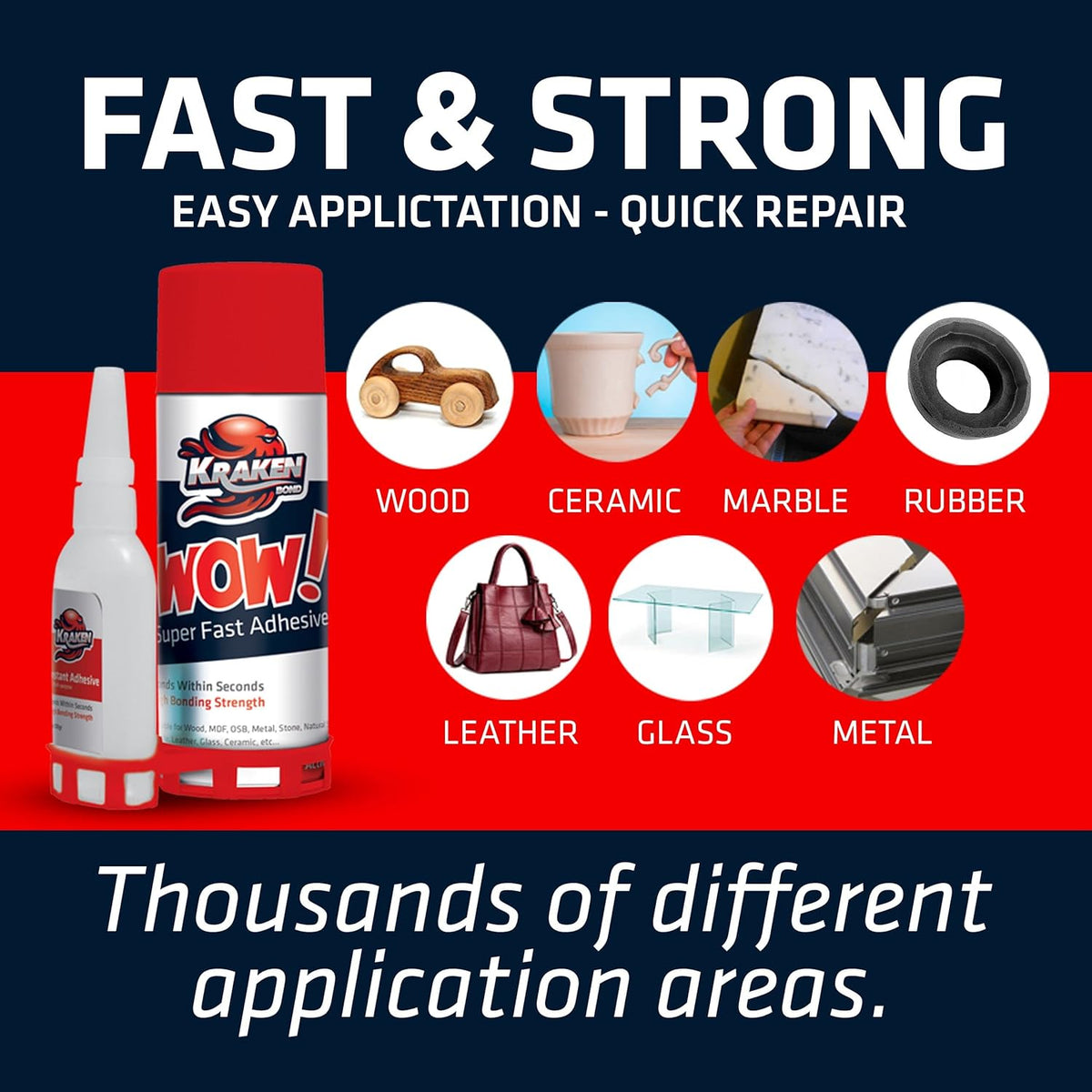 24x3.50 oz CA Glue with 24x13.50 fl oz Spray Adhesive Activator F283
