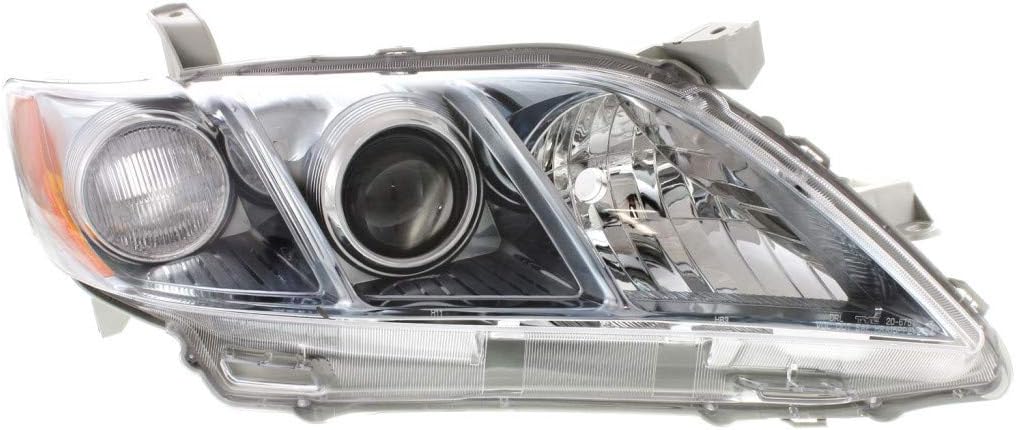 Passenger Side Headlight Assembly for 2007-2009 Toyota Camry I6516