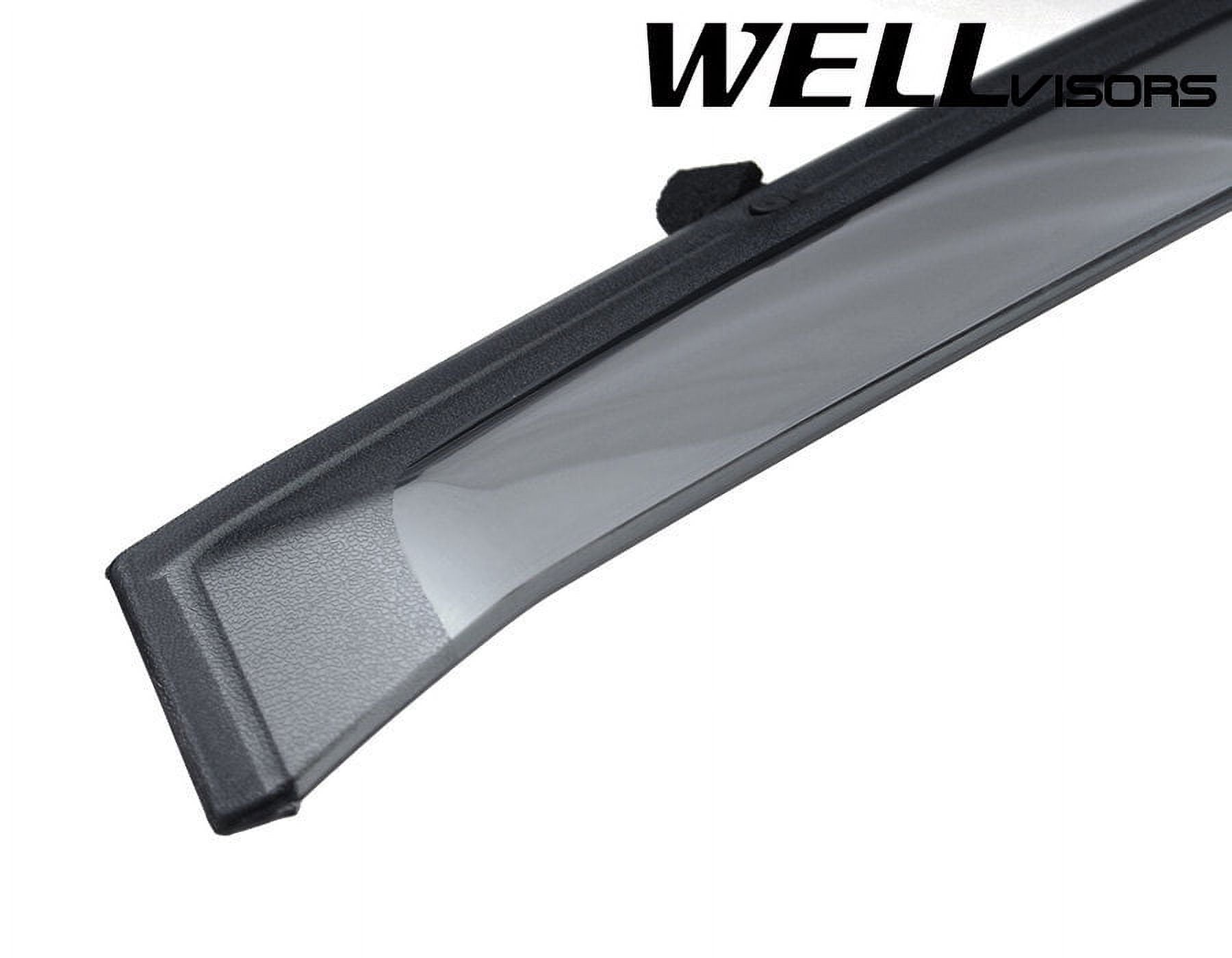 Side Window Visors Rain Guards for 2008-2014 Subaru Impreza / WRX / STI N77135