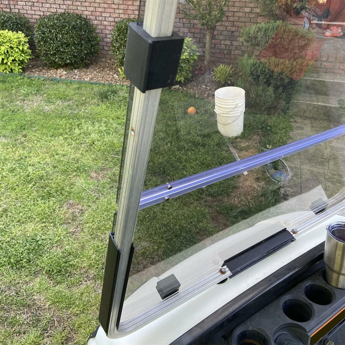 Tinted Folding Windshield for Yamaha Golf Cart U720