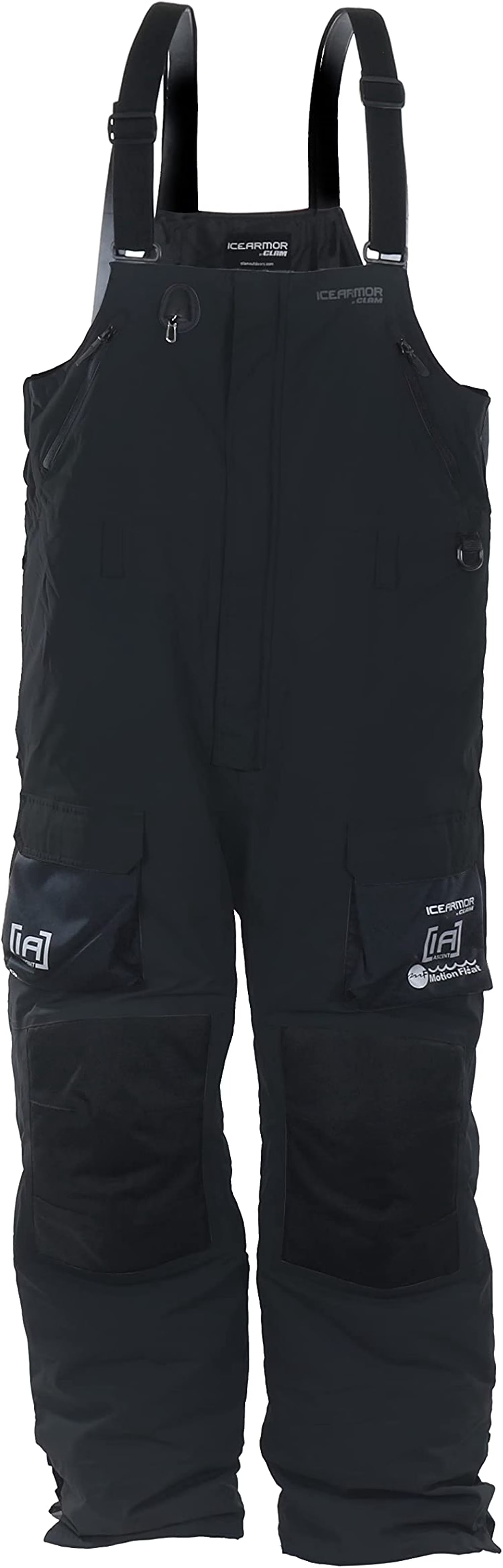 Black Medium Waterproof Ice Fishing Bibs Y748